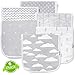 BaeBae Goods Burp Cloths for Baby Boy & Girl - Ultra Absorbent Burping Rags - Anti Shrink Unisex Burpy Clothes - Super Soft Jersey Cotton, Large 21