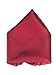 SelectedStyle 100% Pure Silk Pocket Square Solid Burgundy