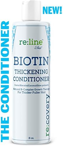 Biotin Hair Growth Conditioner for Hair Loss Natural Thickening Volume Conditioner for Fine Hair Volumizing Deep Treatment for Thinning Color Treated Hair Sulfate Free with Castor Oil for Woman & Men