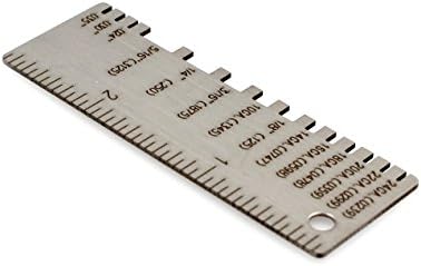 Wire/Metal Sheet Thickness Gauge 229895 Welding Gage Plated Size Inspection Tool