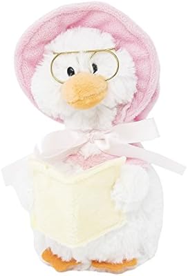 cuddle barn mother goose pink