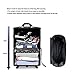 Ailouis 32 Inch Carry-on Expandable Lightweight Luggage Rolling Duffel Bag with Wheels Travelling Foldable Suitcase