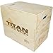 Titan Fitness 3-in-1 Wooden Plyometric Box 16-in. x 20-in. x 24-in.