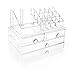 Vencer Jewelry and Makeup Storage Display Boxes (1 Top 4 Drawers) with Diamond shape handle,VMO-020