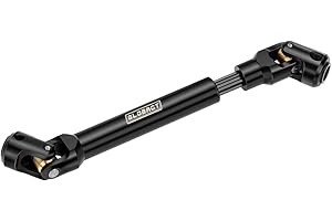 EPINON Stainless Steel Driveshaft Heavy-Duty Drive Shaft for TRX4 Axial SCX10 90046 AXI03007 RC 1/10 Crawler Car Upgrade Accessories (96-131mm)