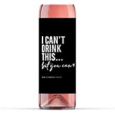 Pregnancy Announcement Wine Labels - Baby Coming Soon Announcement for Partner, Parents, Grand Parents, Auntie, Cousin & Friends - Alternative to Card - Baby Reveal Wine Label (Pack of 2)