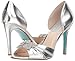 Blue by Betsey Johnson Women's SB-Briar Pump, Silver/Metallic, 7 M US