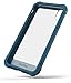 ENCASED iPhone XR Case Clear Back Protective Rugged Bumper Cover with Tempered Glass Screen Protector (Ocean Blue)