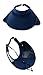 ilishop Women's Beach Sun Visor Wide Brim Hat Cap Blue Free