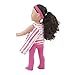 Emily Rose 18 Inch Doll Clothes for My Life and American Girl Dolls | Doll 5 Piece Gymnastics Yoga Exercise Outfit | 18 Inch Doll Clothes for Journey Girls Dolls