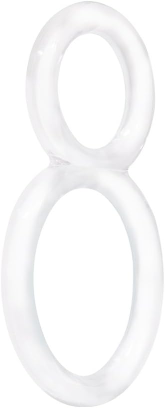 Screaming O Clear Ofinity Double Erection Cock Ring, Blue and red - Image 5