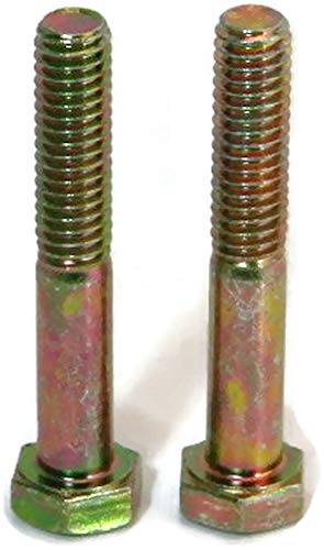 JumpingBolt Hex Cap Screw Grade 8 Hex Bolt Yellow Zinc - 3/8''- 16 x 6-1/2'' PT - Packing Quantity - 25 - Quality Assurance from