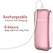 XGUO Rechargeable Hand Warmer 5200mAh Double-Side Heating Electric Hand Warmers Portable PowerBank with LED Flashlight Winter Gift for Family Women Men Mom Father Friends -Silver