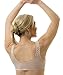 Carole Martin Full-Freedom Comfort Front Closure Bra for Women, Wireless (46, Beige)