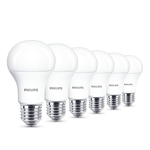 [- Philips 8718696577035 EEK A+ LED Lampe, 13W (ersetzt 100W), E27, Warmweiß (2700 Kelvin), 6