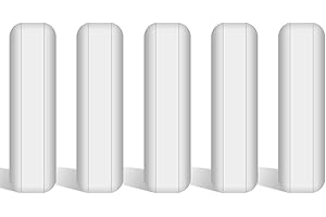 stonylab 5-Pack Stir Bar Set, 30 mm PTFE-Coated Magnetic Stirring Bars White Stir Mixer for Stirrers, 5 PK