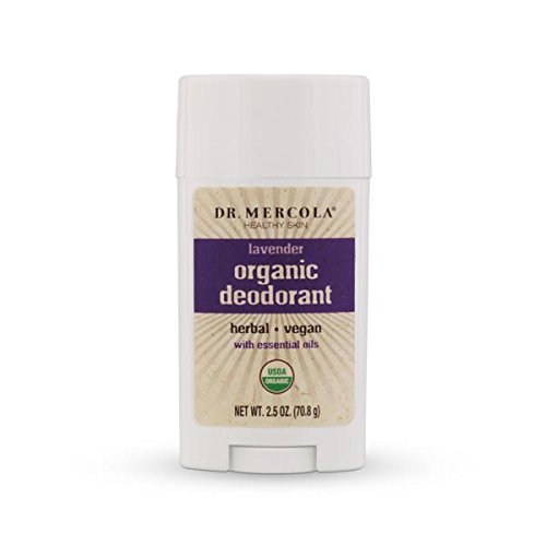 Dr. Mercola Organic Deodorant - Herbal - Vegan - With Essential Oils - 2.5 oz Stick (Lavender Scent) Dr. Mercola Organic Deodorant - Herbal - Vegan - With Essential Oils - 2.5 oz Stick (Lavender Scent)