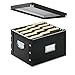 Snap-N-Store Combo 3-Pack, Includes 1 Letter/Legal Size and 2 Letter Size File Boxes, Black/Scroll (SNS01950)