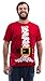 Santa Claus Costume | Jumbo Print Novelty Christmas Holiday Humor Unisex T-shirt