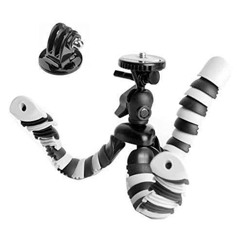 Fantaseal 8" Flexible Octopus Mini Action Camera Tripod Stand Holder Desk Selfie YouTube Vlog Video Mount Compatible for GoPro Hero 10/9/8/7/6/5/4/3+/3/Session SONY Action Yi Akaso etc