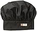 Red Kap Chef DesignsChef Hat, Black, Large
