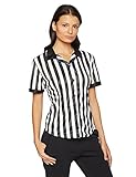 Underwraps Women's Referee Fitted Shirt, Black/White, Small