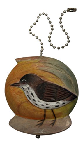 Sandpiper Shore Bird Ceiling Fan Pull Hand Carved Wood