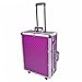 SHANY Studio ToGo Wheeled Trolley Makeup Case & Organizer with Light - Purple