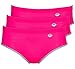 HAPPYZ Panty for Teens - Period Menstrual Sanitary Protective Panties (3, Medium (Ages 12/14)) Pink