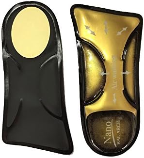 Nanosole Bal Arch Insole, Orthotic Arch Support Air Cushioning Anti-Fatigue for Men - Black