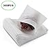 Loose Leaf Tea Bags - SAMOFU 300pcs Disposable Tea Filter Bags, Loose Leaf Tea-Infuser, Safety and Food Grade Drawstring Tea-Bags