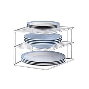 Callas Vinyl Corner Rack Shelf – White