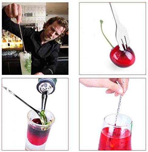 Cocktail Shaker Cocktail Making Set Cocktail Set 12 Stück 400ml Cocktail Making Set mit verbessertem Stand Cocktail… – Bild 3