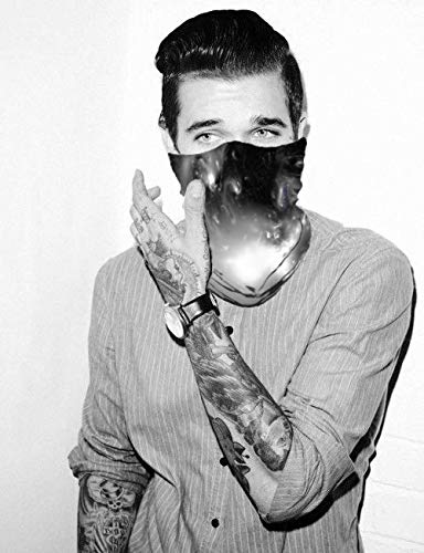 image for DI QIU REN Skull Face Mask Half Sun Dust Protection, Vivid 3D Tube Mas