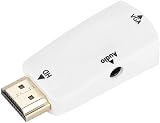 Sonew HDMI Female to VGA Female Adapter Converter 1080P Audio Output for PC view 1