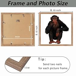 RUN HELIX 8x8 Picture Frame for 8by8 Square Poster