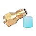KIBOW Universal 1LB Propane Tank Refill Adapter-100% Solid Brass