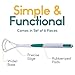 Tongue Cleaner by Ashtonbee (6-Piece) - High-Quality Plastic, Gentle Bacteria Inhibiting Scraper, Easy to Use Antimicrobial Sweeper, Colours May Vary, Maintain a Healthy Mouth Today!