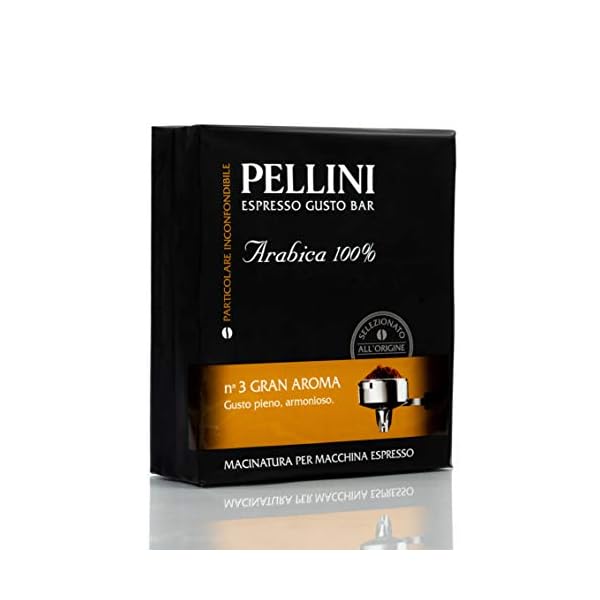 Pellini Espresso Gusto Bar Nr. 3 Gran Aroma Gemahlen für Espressomaschine 500 g – Bild 3
