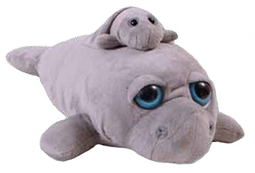 The Petting Zoo Bright Eyes 10" Plush Pocketz Manatee