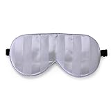 Alaska Bear Natural Silk Sleep Mask, Blindfold, Super Smooth Eye Mask (Classic Stripe)
