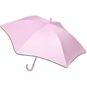 PALTIA Kids Umbrella with Rounded Tips and Reflective Trim