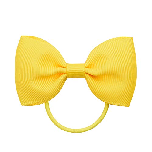 40 Pieces 2.75" Baby Girls Hair Bows Tie Grosgrain Ribbon Bows Rubber Band Ribbon Hair bands For Girl Teens Kids Babies Toddlers (20 Pair 023) - Thumbnail 5