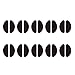1mm Adhesive Nose Pads 10 Pairs Anti-Slip Eyeglass Nose Pads Silicone Non-Slip Eyeglass Pads Nose Bridge Pads for Eyeglass Sunglasses Spectacles (Black)