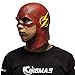 KINGMAS Red The Flash Mask Movie Cosplay Costume Prop Halloween Latex Mask