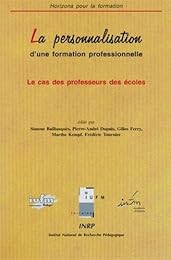 La  personnalisation d'une formation professionnelle