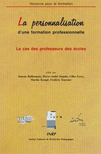 La  personnalisation d'une formation professionnelle