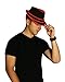 Light Up Fedora - Made with El Wire by Electric Styles (Red)