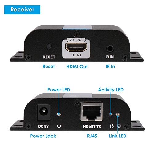 Gofanco HDMI Extender Over IP Balun 1080p, Up To 394ft (120m