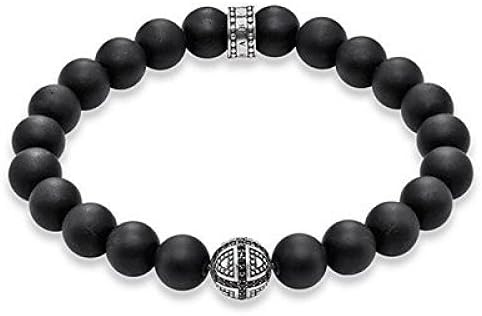 Thomas Sabo Bracelet cross Bracelet 925 Sterling Silver, Blackened, 19.00 cm